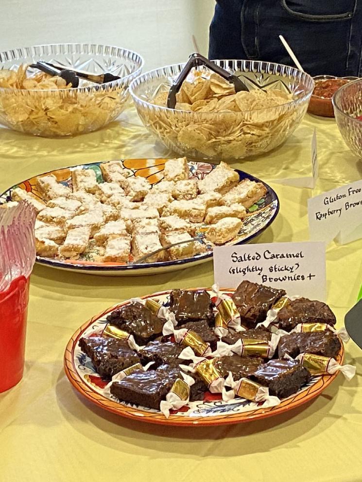 Refreshments at gallery reception