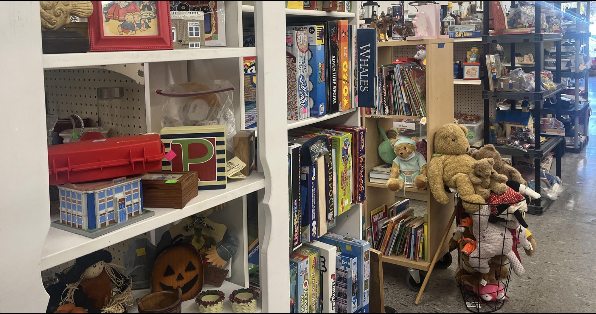 Toy section at Used a Bit